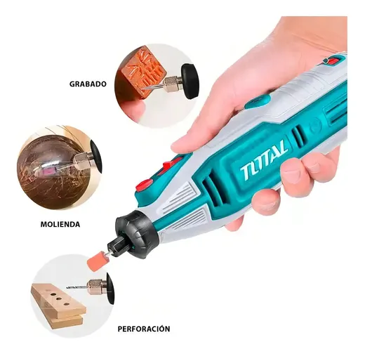 Kit minitorno con accesorios y combo 5 en 1 20V 2