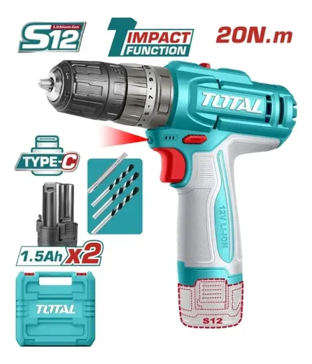 Taladro atornillador inalambrico 12V 2