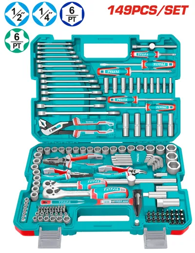 Set Juego Herramientas 137 Pzs Total Maletin Profesional 1