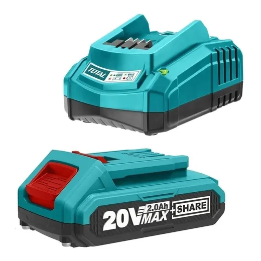 Bordeadora Inalambrica 20v Total + Cargador + Bateria 2