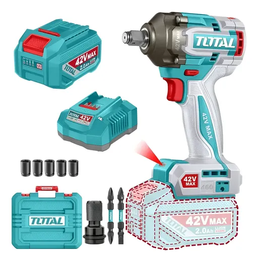 Llave de impacto 42V 460Nm brushless TIWLI42462 2