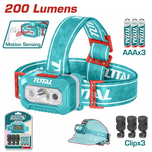 Linterna frontal con sensor 200 lm THL013AAA6