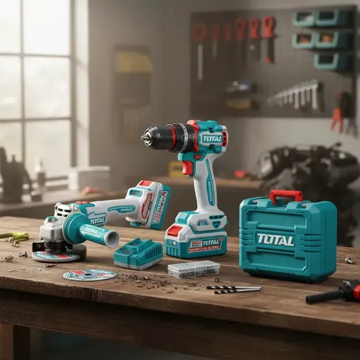 Kit brushless: taladro percutor + amoladora angular 20V