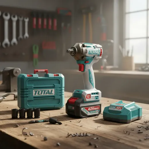 Llave de impacto inalambrica 1/2 pulgada 42V brushless 6