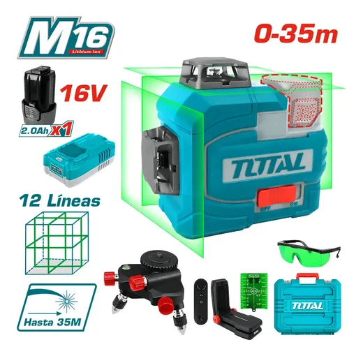 Nivel laser 3D inalambrico 16V