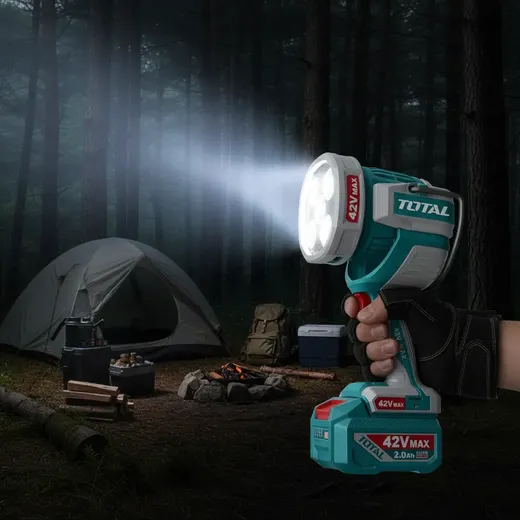 Kit reflector LED portátil 42V con baterías y cargador 3